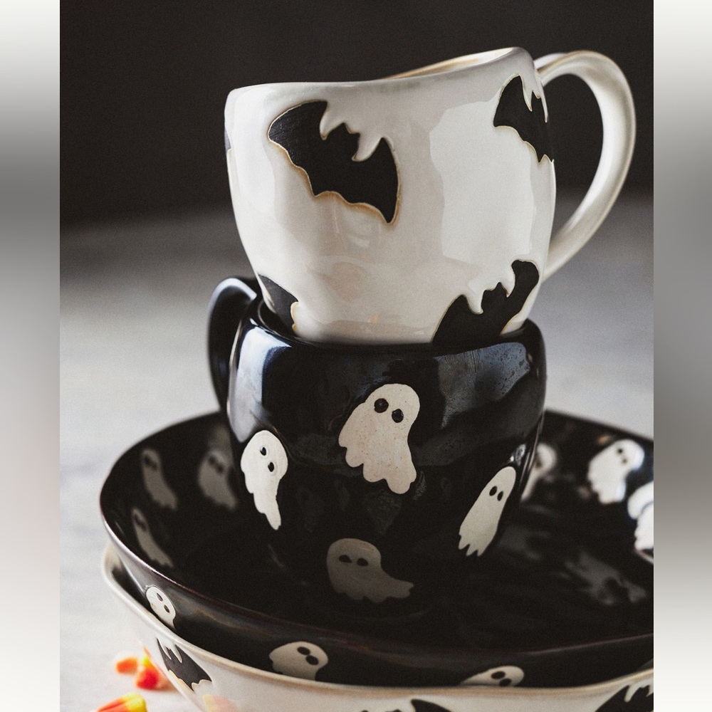 Anthropologie Bat Mug-NEW-Sold out online at Anthropologie - Picture 4 of 5